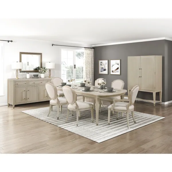 Genoa Dining Table Genoa Dining Table — collection room view with other furnishings